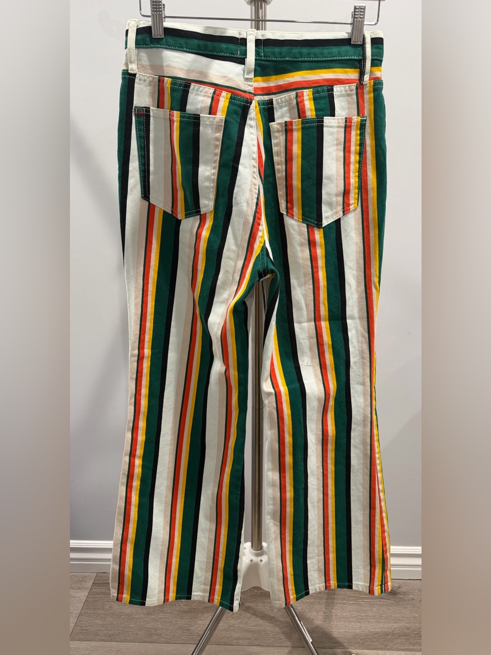 BDG Colorful Striped jeans Hippie Festival Flare Leg W28 - Picture 4 of 6